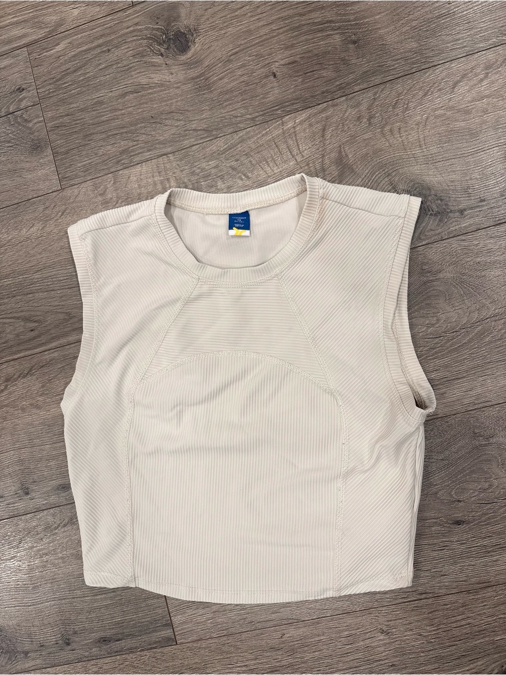Old Navy Ribbed top in Cream